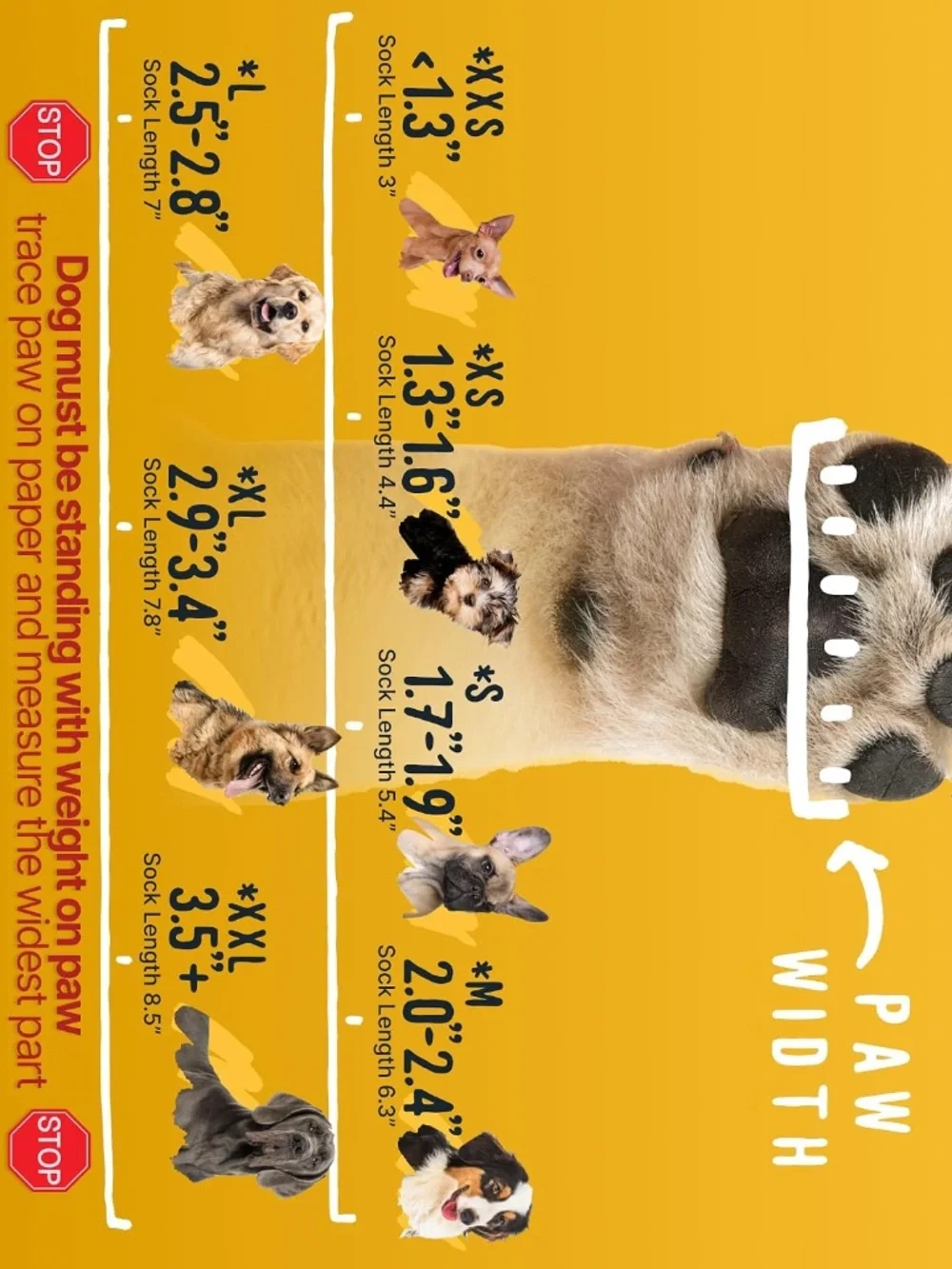 TigerToes Premium Non-Slip Dog Socks for Hardwood Floors - Extra-Thick Grip